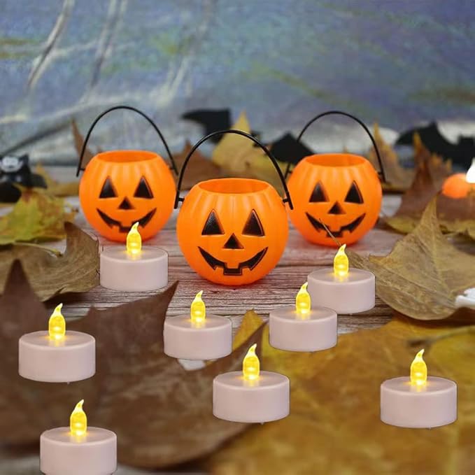 Tea Light, 100 Pack Flameless LED Tea Lights Candles Flickering Warm Yellow 200+ Hours Battery-Powered Tealight Candle. Ideal for Party, Wedding, Birthday, Gifts and Home Decoration (100 Pack)