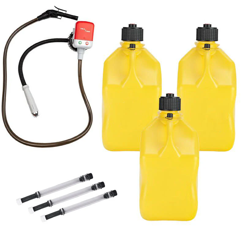 3 Pack 5.5-Gallon Square Motorsport Utility Jugs
