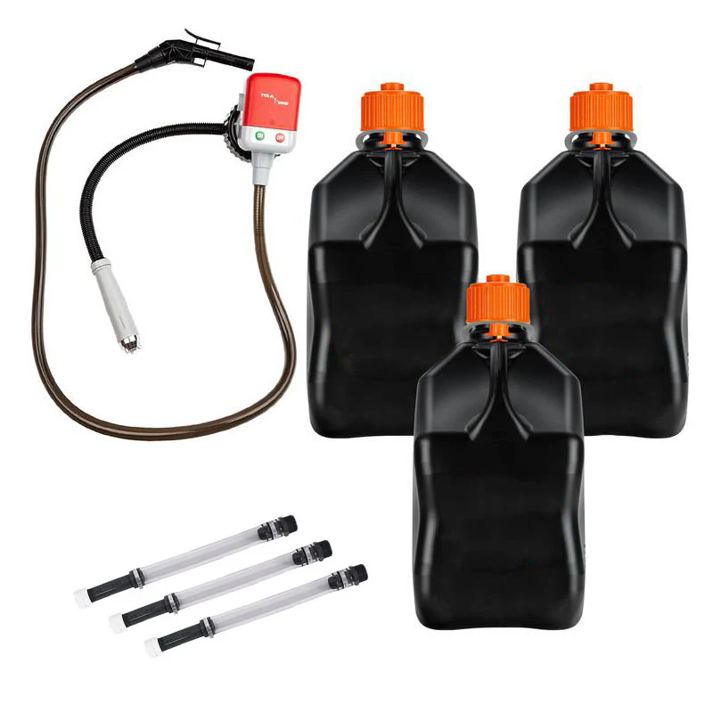 3 Pack 5.5-Gallon Square Motorsport Utility Jugs