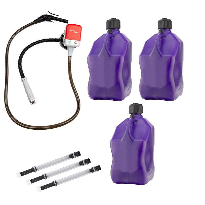 3 Pack 5.5-Gallon Square Motorsport Utility Jugs