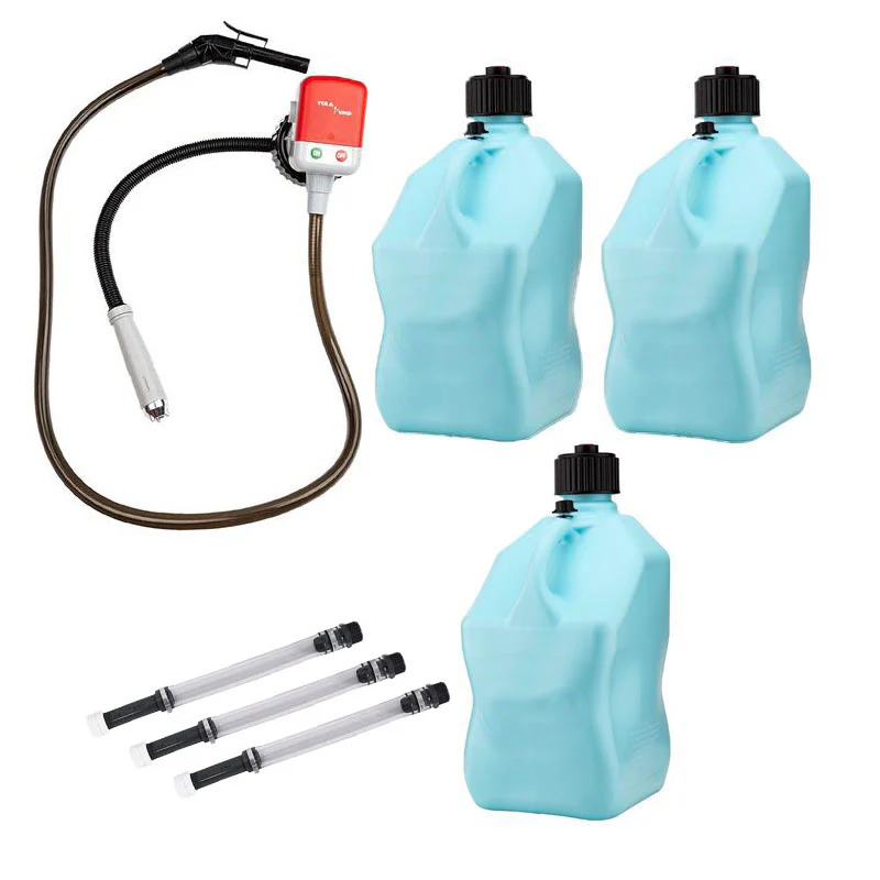 3 Pack 5.5-Gallon Square Motorsport Utility Jugs