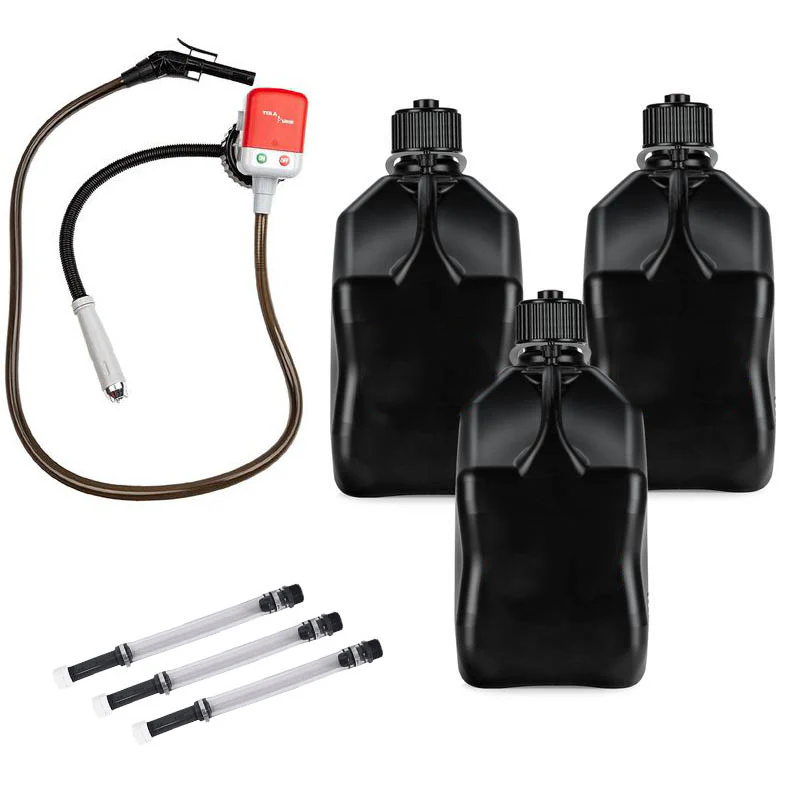 3 Pack 5.5-Gallon Square Motorsport Utility Jugs