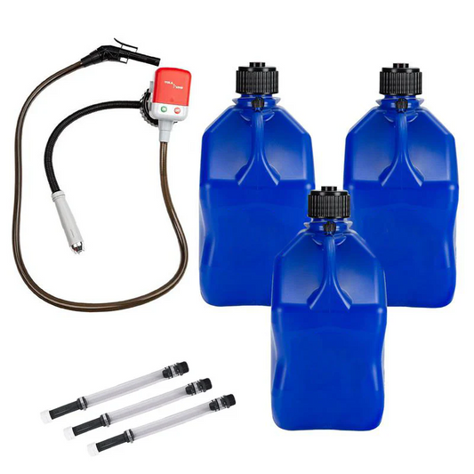 3 Pack 5.5-Gallon Square Motorsport Utility Jugs