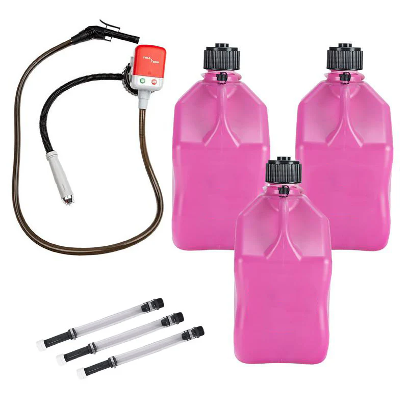 3 Pack 5.5-Gallon Square Motorsport Utility Jugs